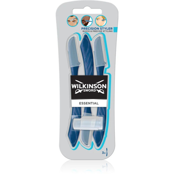  Wilkinson Sword Precision Styler Razor For Eyebrows For Men 3 Pc 