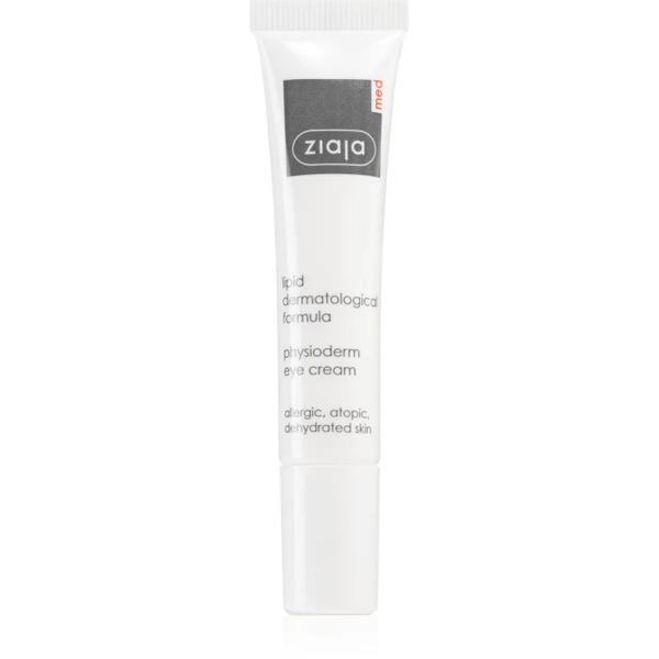  Ziaja Med Lipid Dermatological Formula Physiological Eye Cream For Very Sensitive And Allergic Skin 15 Ml 
