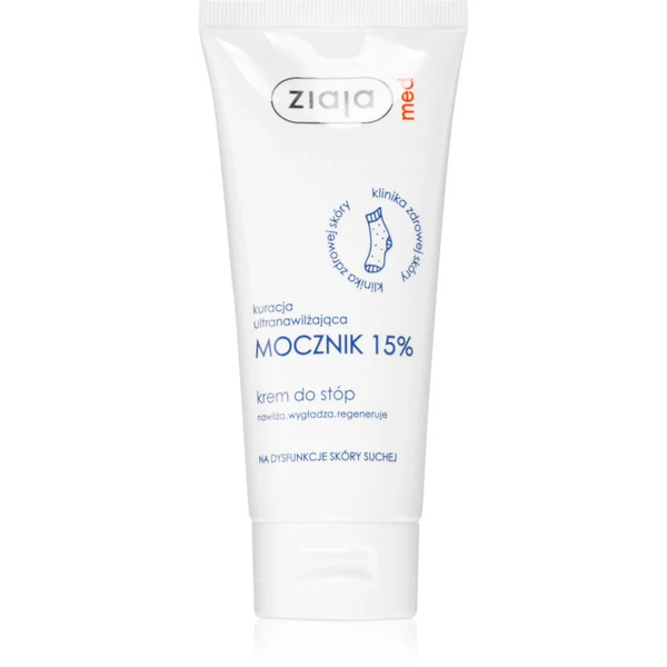  Ziaja Med Ultra-moisturizing With Urea Regenerating Moisturising Foot Cream For Calloused Skin (15% Urea) 100 Ml 