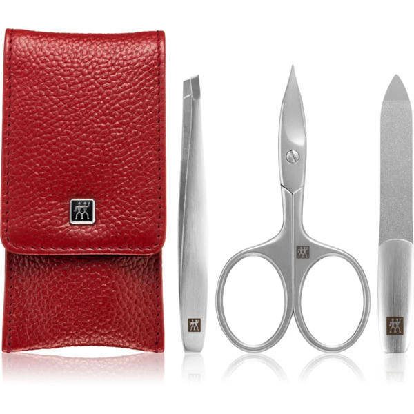  Zwilling Premium Red Manicure Set 