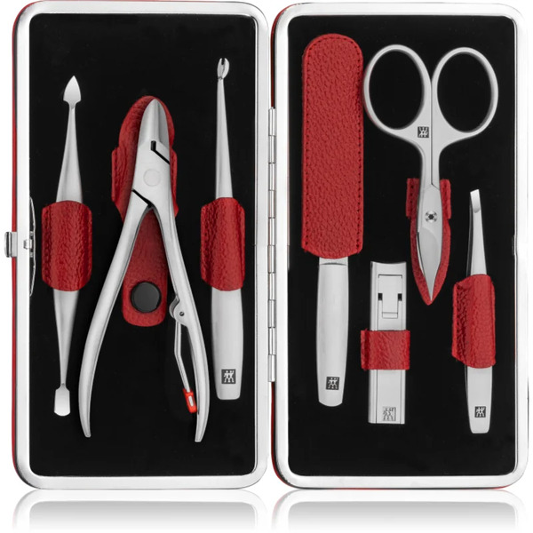  Zwilling Twinox Red Manicure Set 
