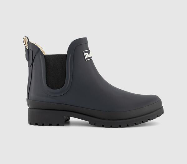  Barbour Womens Aubrey Welly Boots Navy Blue, 3 