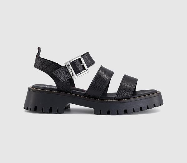  Barbour Womens Gabby Sandals Black, 3 