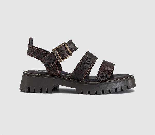  Barbour Womens Gabby Sandals Brown, 3 