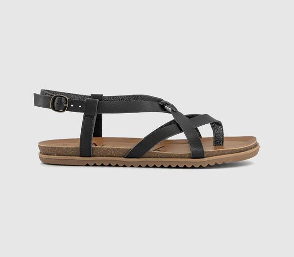  Blowfish Girls Black Macarah B Sandals, Size: 3 