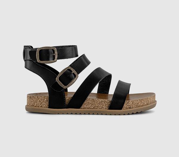  Blowfish Womens Fancy Sandals Black, 6 
