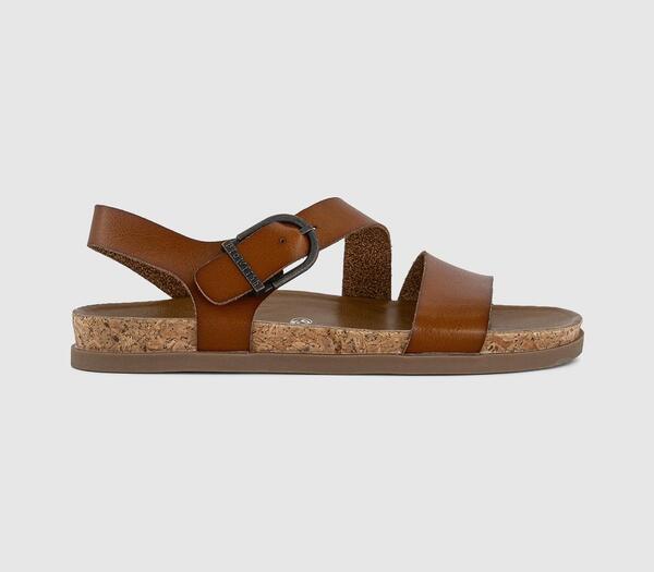  Blowfish Womens Lance Sandals Scotch Brown, 3 