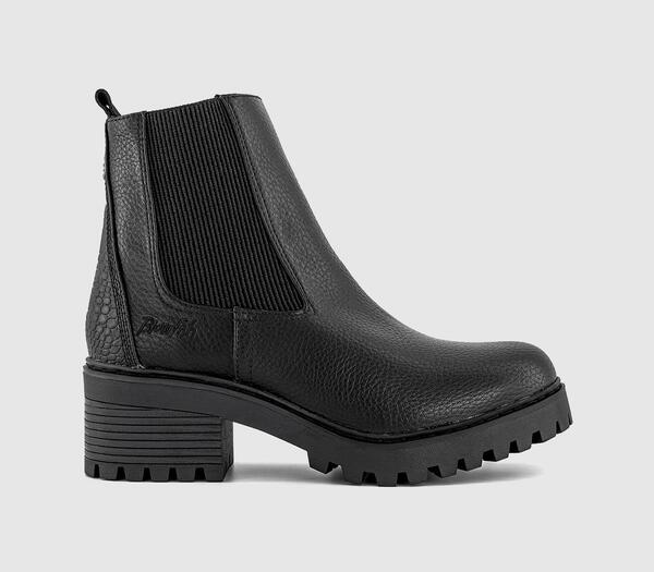  Blowfish Womens Leven Chelsea Boots Black, 4 