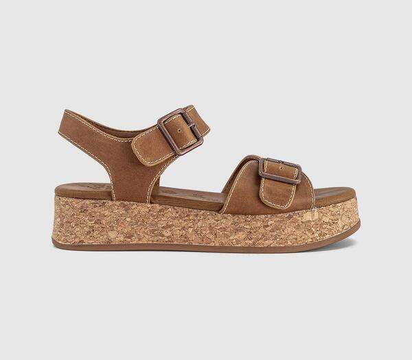  Blowfish Womens Magical Wedge Sandals Scotch Brown, 3 