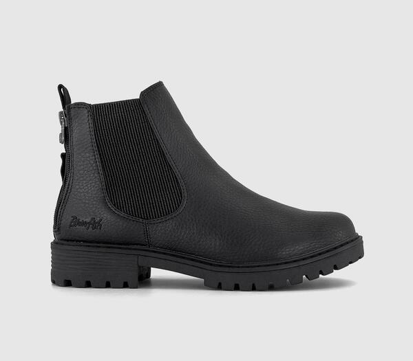  Blowfish Womens Raffal Chelsea Boots Black Tumbled, 3 