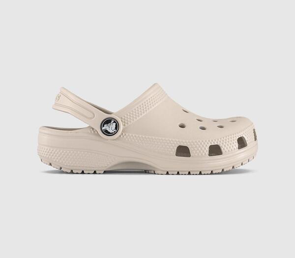  Crocs Classic Clogs Kids Frappe Natural, 11 Youth 