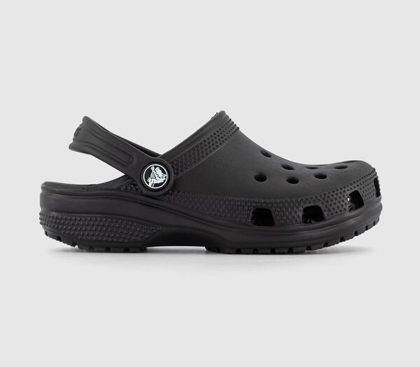  Crocs Classic Kids Clogs Black Synthetic, 11 Youth 