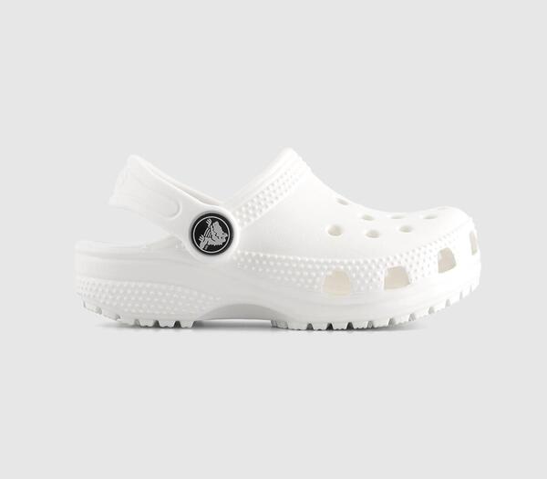  Crocs Classic Kids Clogs White, 4 Infant, 4infant 
