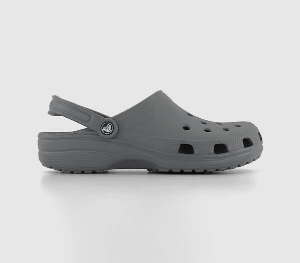  Crocs Mens Classic Clogs M Slate Grey, 6 