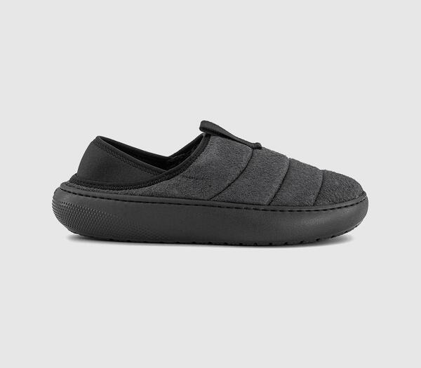 Crocs Mens Classic Sueded Moc Slippers Black, 7 