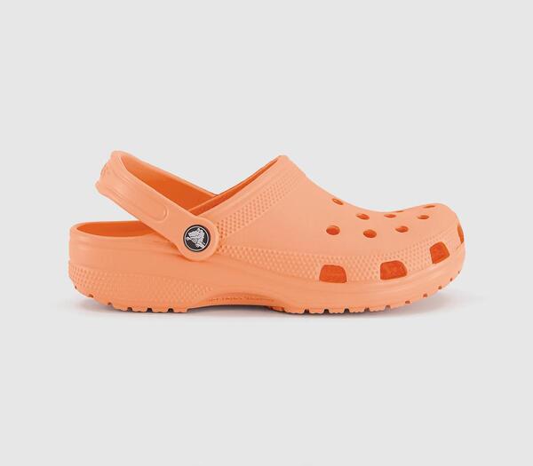  Crocs Womens Classic Clogs Electric Sunstone Red, 4 