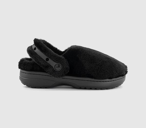  Crocs Womens Classic Unfurgetable Clogs Black, 4 