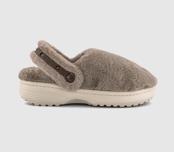  Crocs Womens Classic Unfurgetable Clogs Mushroom Natural, 4 