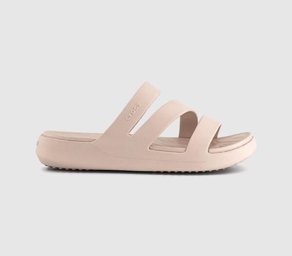  Crocs Womens Getaway Strappy Sandals Quartz Pink, 3 