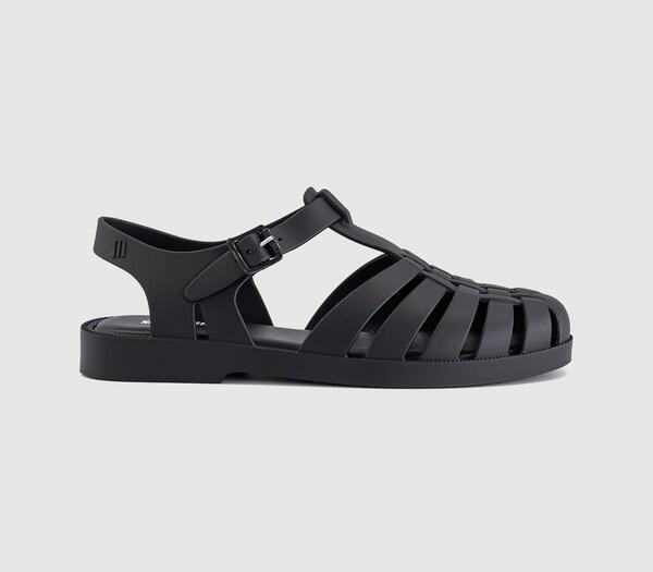  Melissa Womens Possession Fisherman Shoes Black, 3 