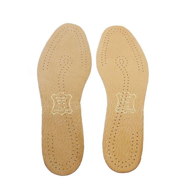 Office Leather Insoles In Natural Brown, 11 