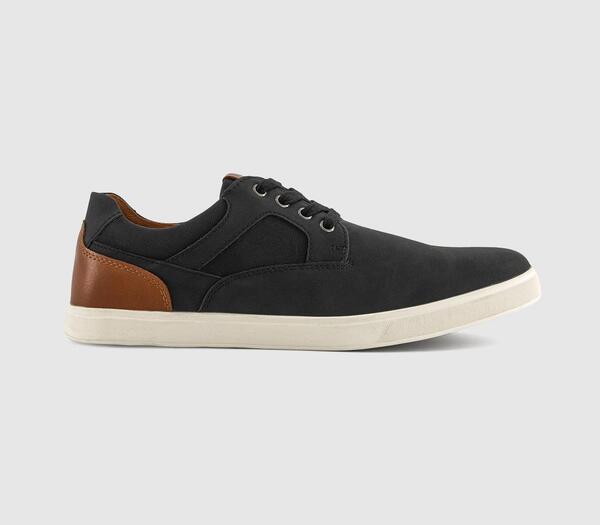  Office Mens Casio Lace Up Perforated Shoes Black, 6 