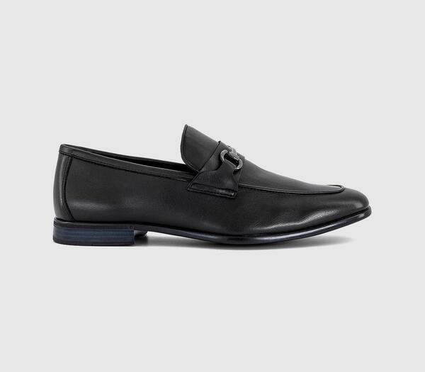  Office Mens Muswell Snaffle Loafers Black, 7 