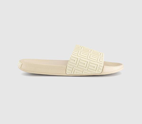  Office Mens Sampson Pool Sliders Beige Natural, 6 