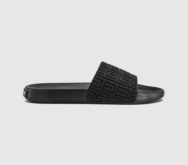  Office Mens Sampson Pool Sliders Black, 6 