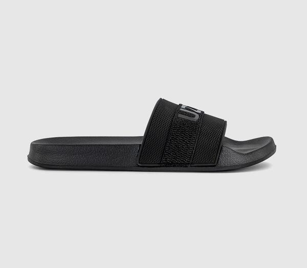  Office Textured Overlay Sliders Black, 6 