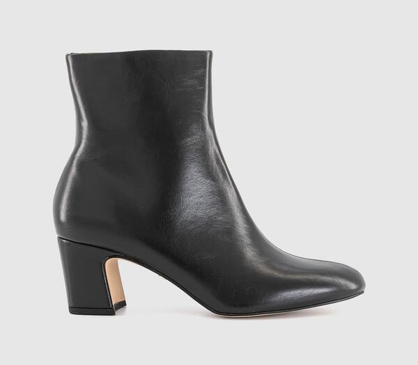  Office Womens Alicia Smart Block Heel Boot Black, 3 
