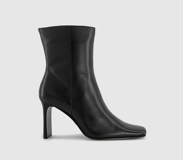  Office Womens Axel Slim Heel Ankle Boots Black, 8 