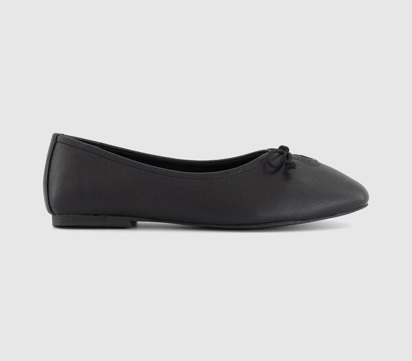 Office Womens Freya Bow Ballet Pumps Black, 9 