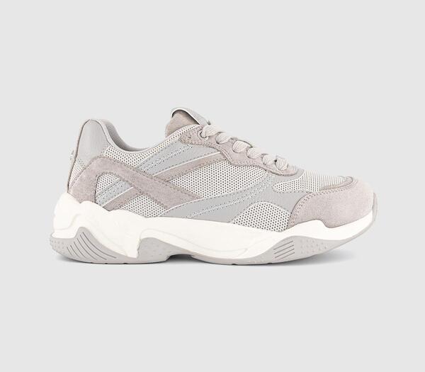  Office Womens Tribeca Runner Trainers Grey, 3 