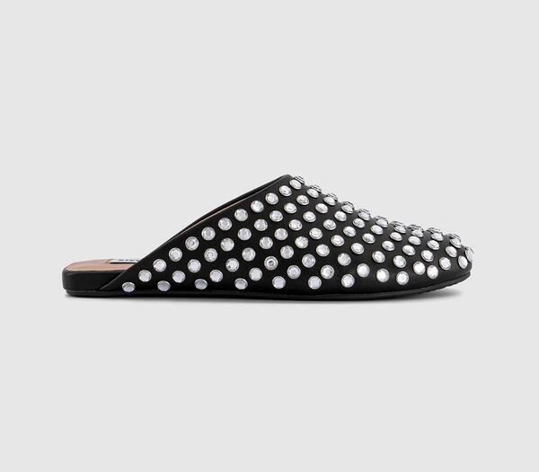  Steve Madden Womens Giules Clogs Black, 4 