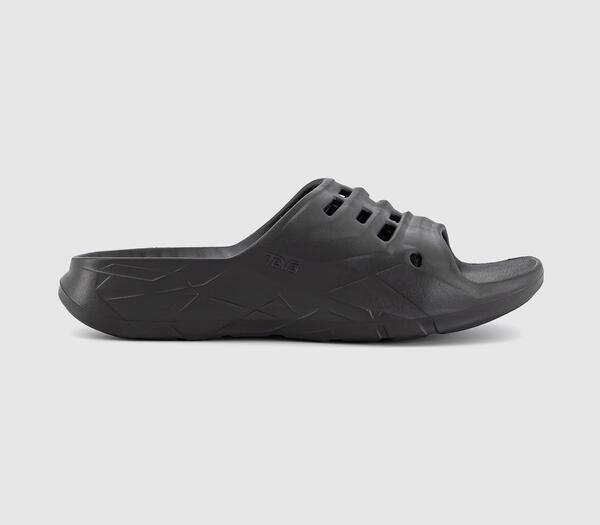  Teva Mens Apretrail Slides Black, 7 