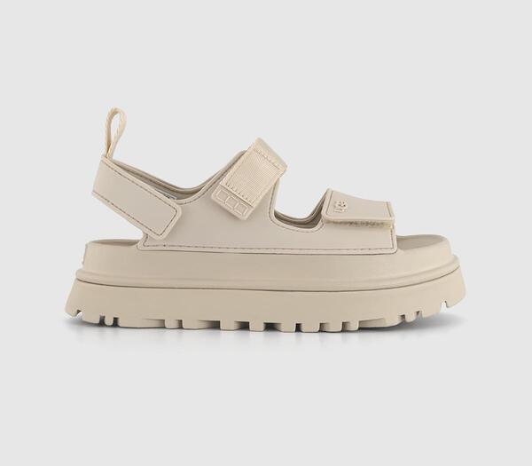  Ugg Girls Cream Goldenglow Sandals, Size: 3 