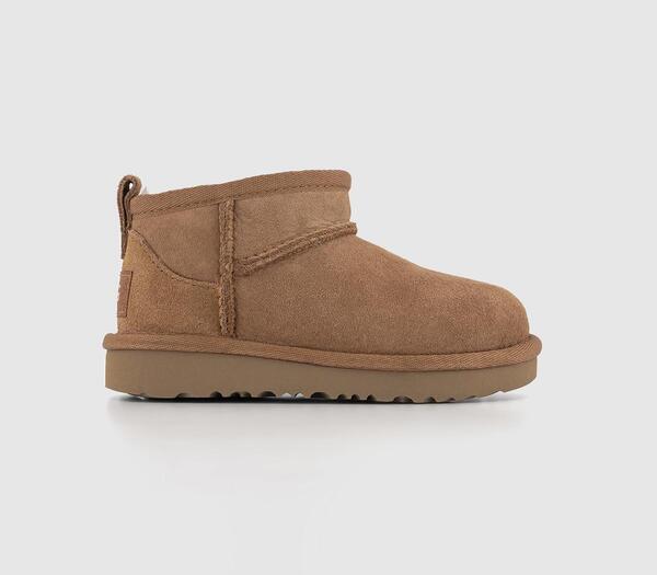  Ugg Kids Classic Ultra Mini Boots Chestnut Tan, 5infant 