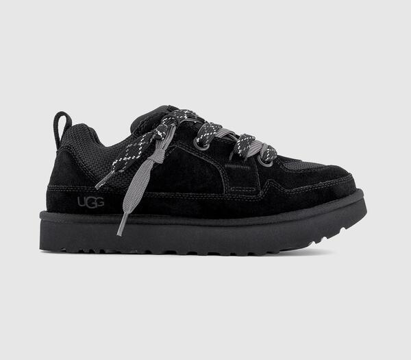  Ugg Mens Lo Lowmel Trainers M Black, 7 