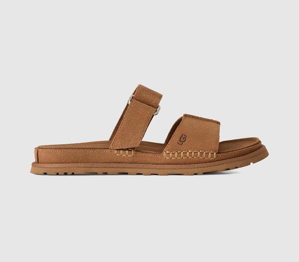  Ugg Womens Goldengaze Sliders Chestnut Tan, 3 