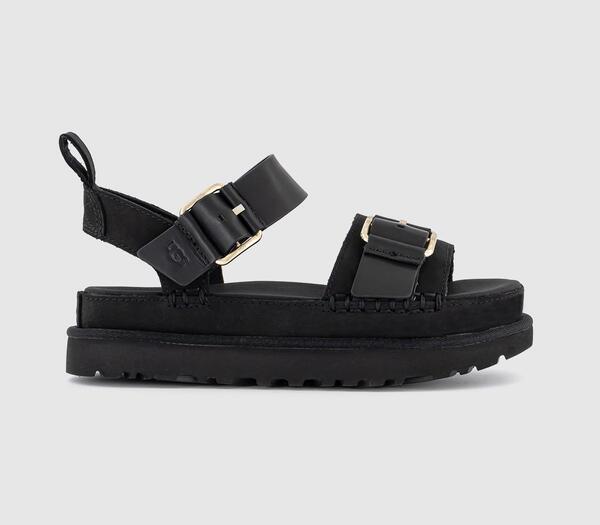  Ugg Womens Goldenstar Villa Sandals Black, 4 
