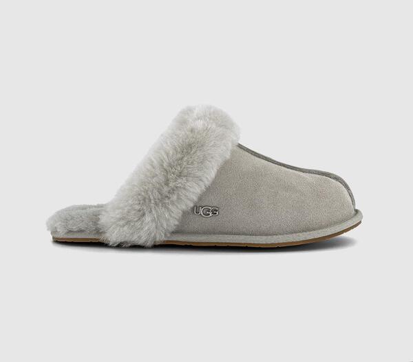  Ugg Womens Scuffette Ii Metal Logo Slippers Seal Grey, 5 