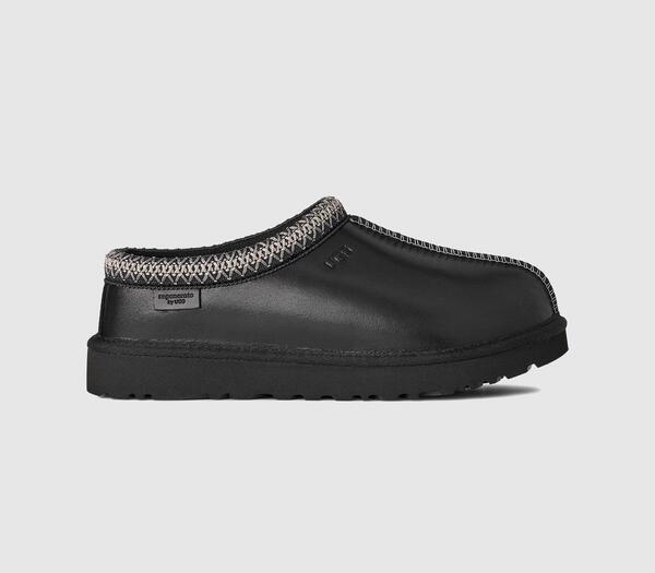  Ugg Womens Tasman Leather Regen Slippers Black, 3 