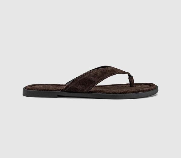  Vagabond Womens Zaida Toe Thong Sandals Java Suede Natural, 3 