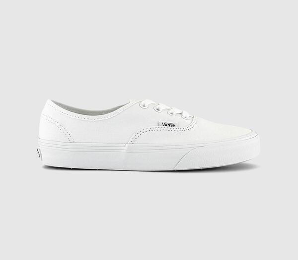  Vans Mens Authentic True White Trainers, 4 