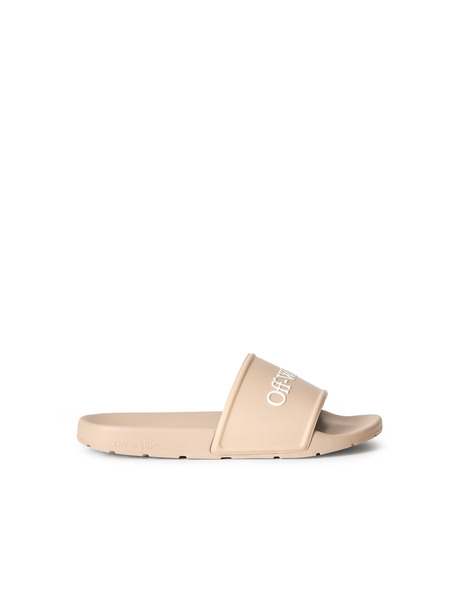  Off White Bookish Slider - Male Slides And Flats Sesame - White 43 