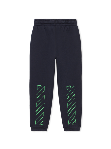  Off White Diagonal Acrylic Sweatpants - Kids Clothing Seaborne 4 