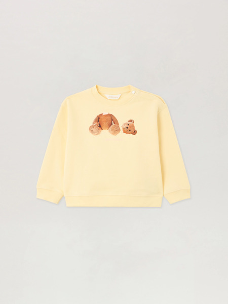 Palm Angels Bear Crewneck Sweatshirt Kids  Giallo/yellow 