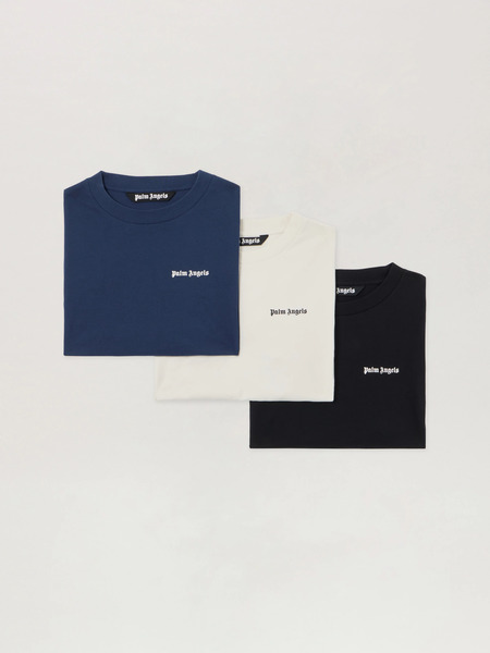  Palm Angels Classic Logo T-shirt Tripack Man  Multicolor 