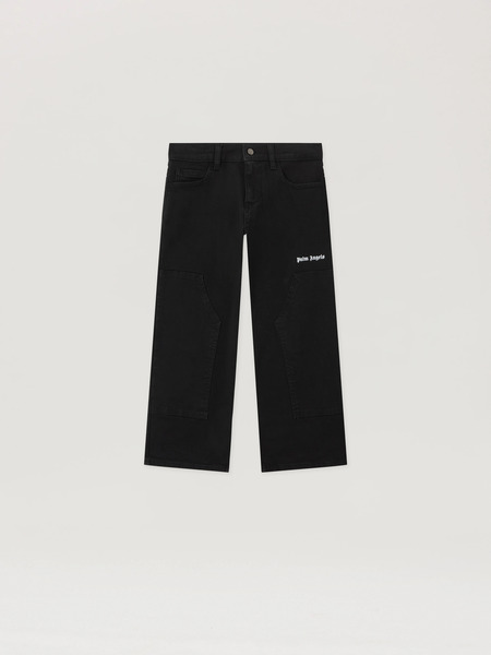  Palm Angels Logo Carpenter Pants Kids  Nero/black 